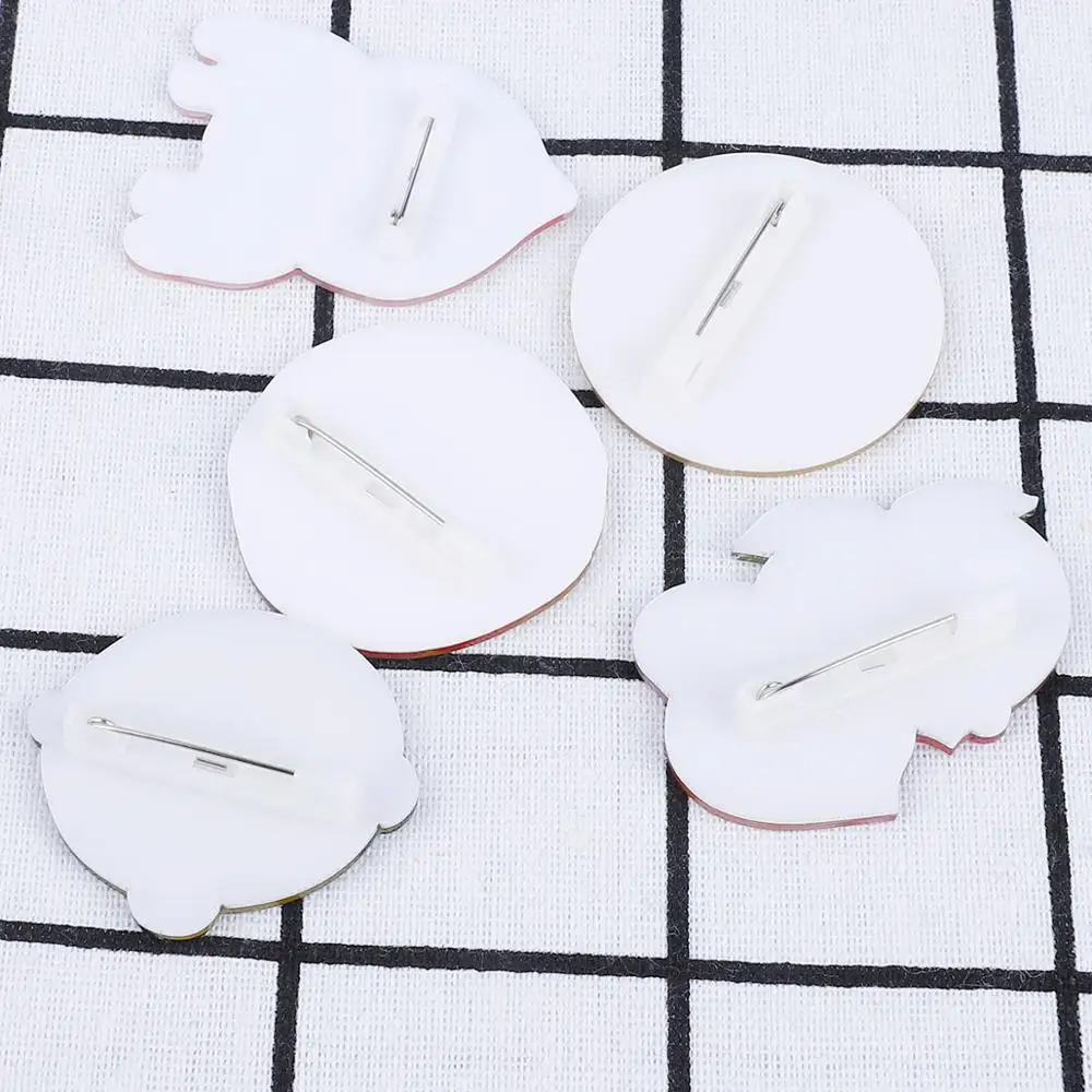 Милая мультяшная акриловая брошь с маленьким шариком персиковая Значки для