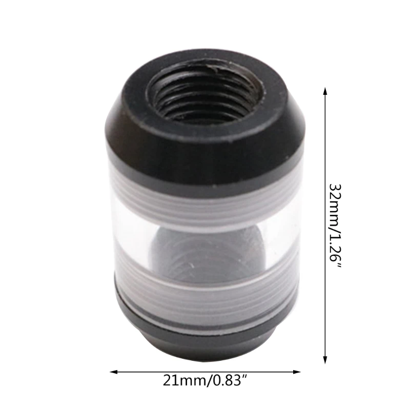 PC Water Cooling Filter - Dual Internal G1/4 Thread (Short Version) for Efficient Water Cooling System - T84D Description Image.This Product Can Be Found With The Tag Names Cheap Computer Cables Connectors, Computer Cables Connectors, Computer Office, High Quality Computer Office