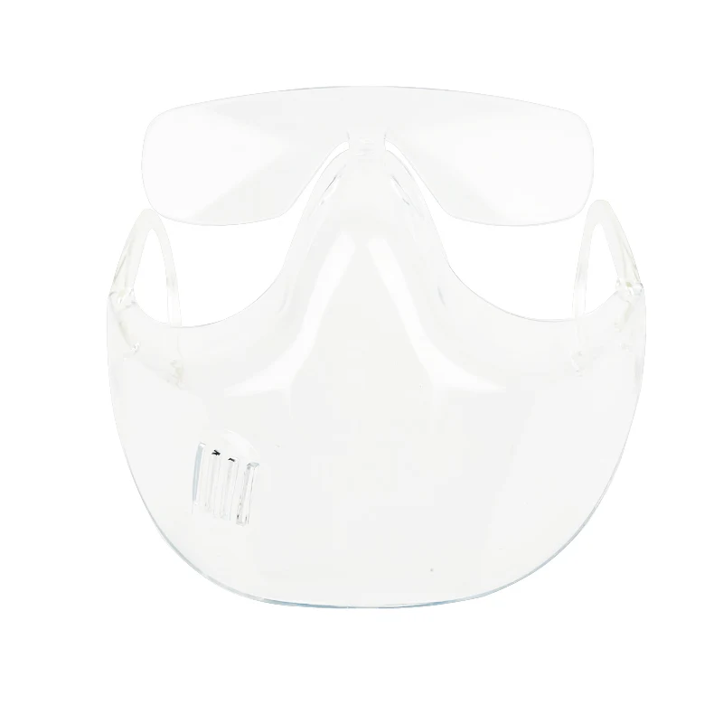 

1PCS Adult Restaurant Chef Mask Lip Language Catering Transparent Mask Outdoor Sports Anti-UV Anti-fog Anti-droplet Face Shield