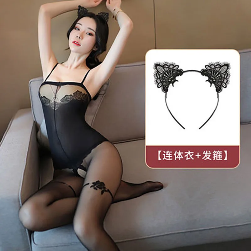 

Love Lingerie Ladies Stockings Passion Seduction Hot Vermy Sexy Bed Flirting Uniform Transparent Suit Super Sultry