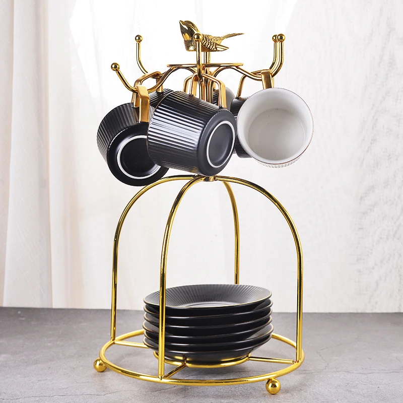 Керамическая кофейная чашка и блюдце в скандинавском стиле Европейский