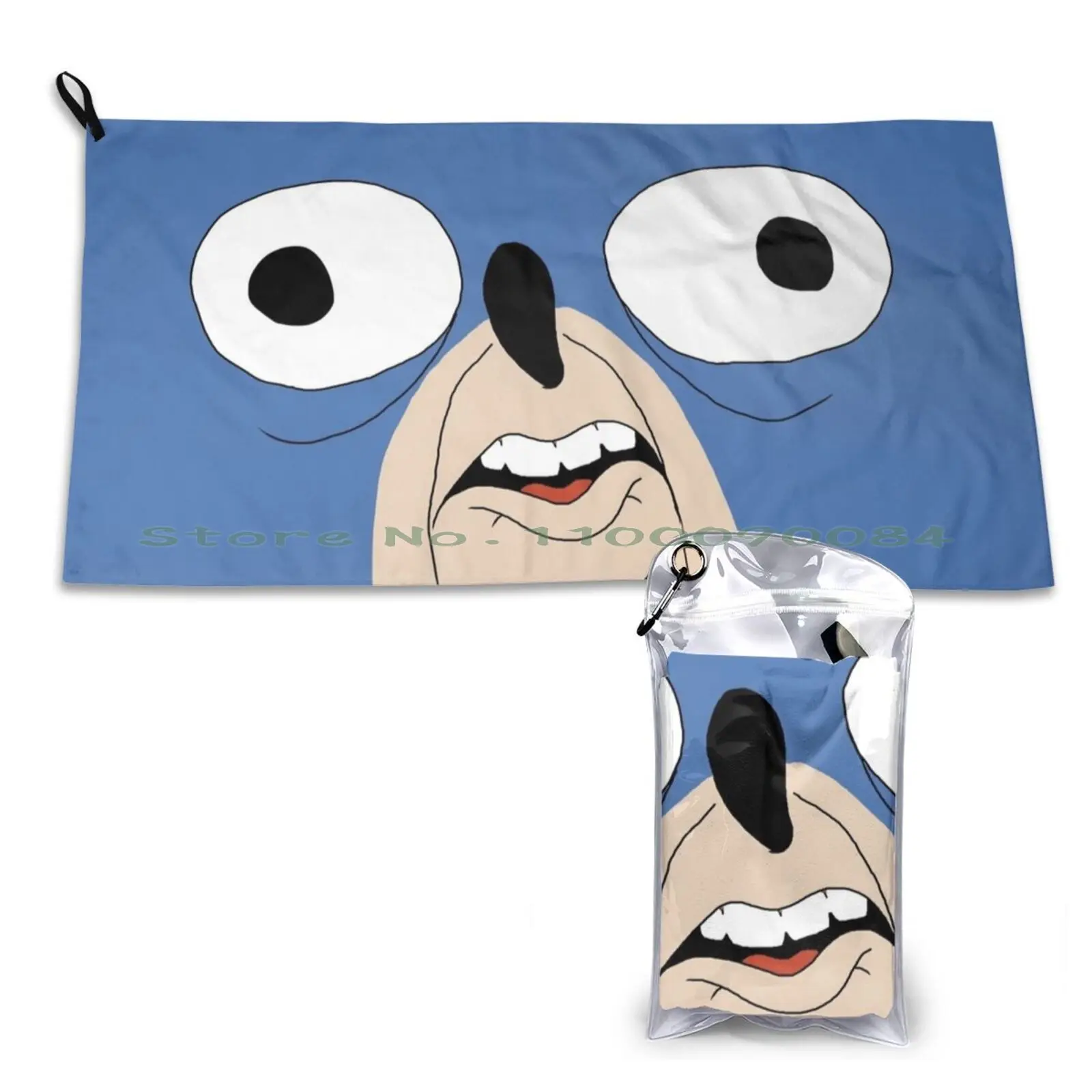 Быстросохнущее полотенце Sanic The Hegehog, портативное смешное полотенце для спортзала, ванной, Интернета