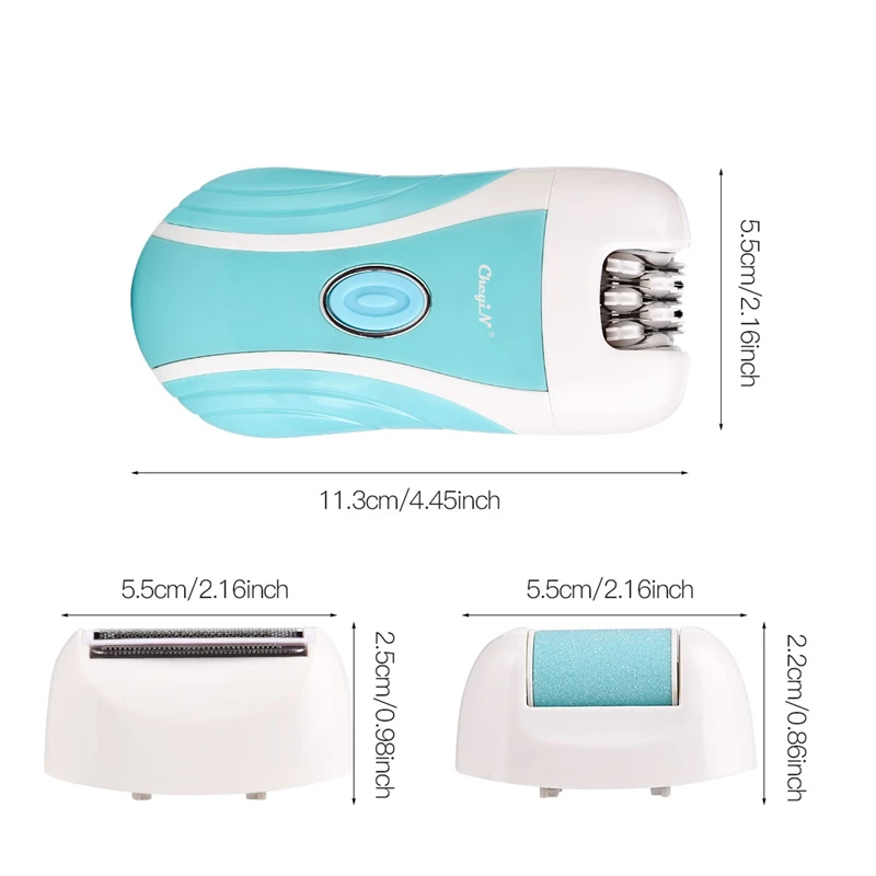 

Multifunctional Epilator Rechargeable Feet Heel Rough Skin Remover Leg Arm Underarm Hair Razor Foot Pedicure Callus Remover