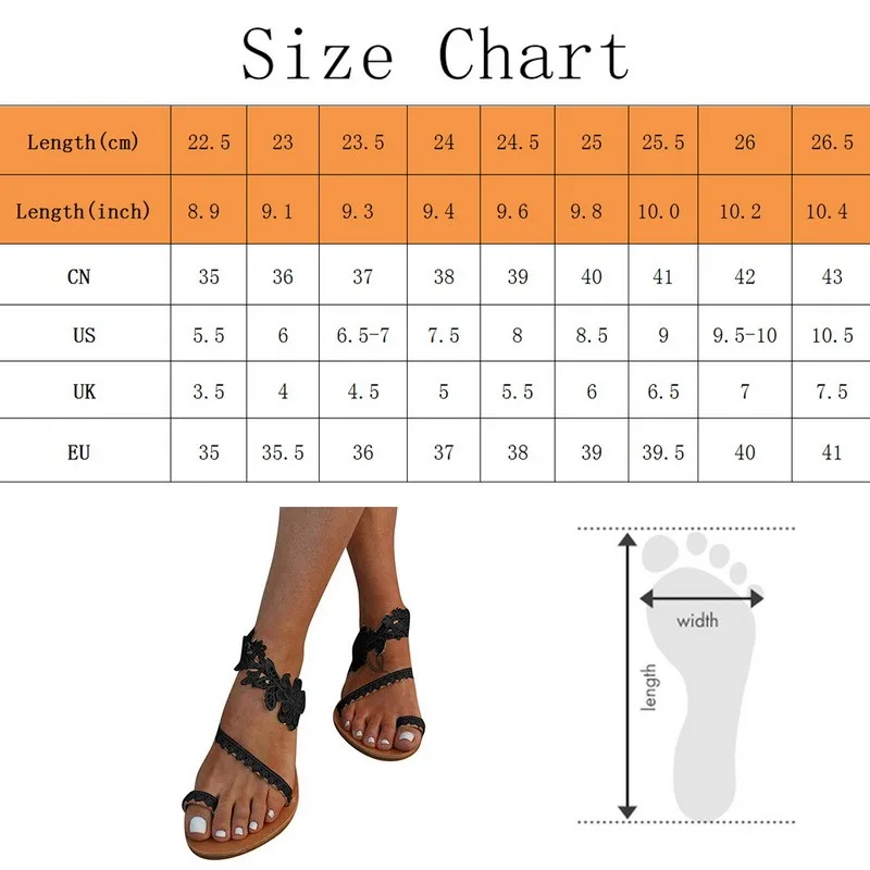 

2021 Summer Women's Sandals Female Slip-on Flat Shoes Sexy Black Lace Roman Sandals Sandalias Mujer Sapato Feminino Plus Size