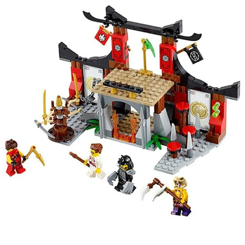 Ninjago 10319 Duel Ninjutsu набор моделей для вождения совместимые с Ninjagoes развивающие