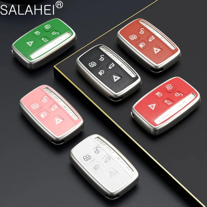 

Cool TPU Car Key Case For Land Rover Range Rover Sport A9 Discovery 2 3 4 Sport For Jaguar XF A8 A9 X8 XE XF XFL Car Accessories