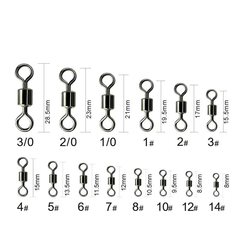 100 шт. 8-образное кольцо американский шарнирный соединитель рыболовное