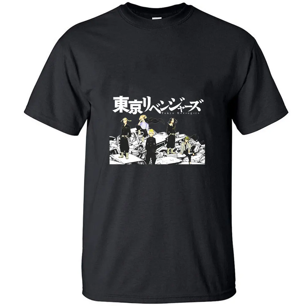 

Japan Anime Tokyo Ghoul Oversized T-shirts Streetwear Men Dark Cartoon Kaneki Ken Unisex Print Male Breathable T-shirt Harajuku