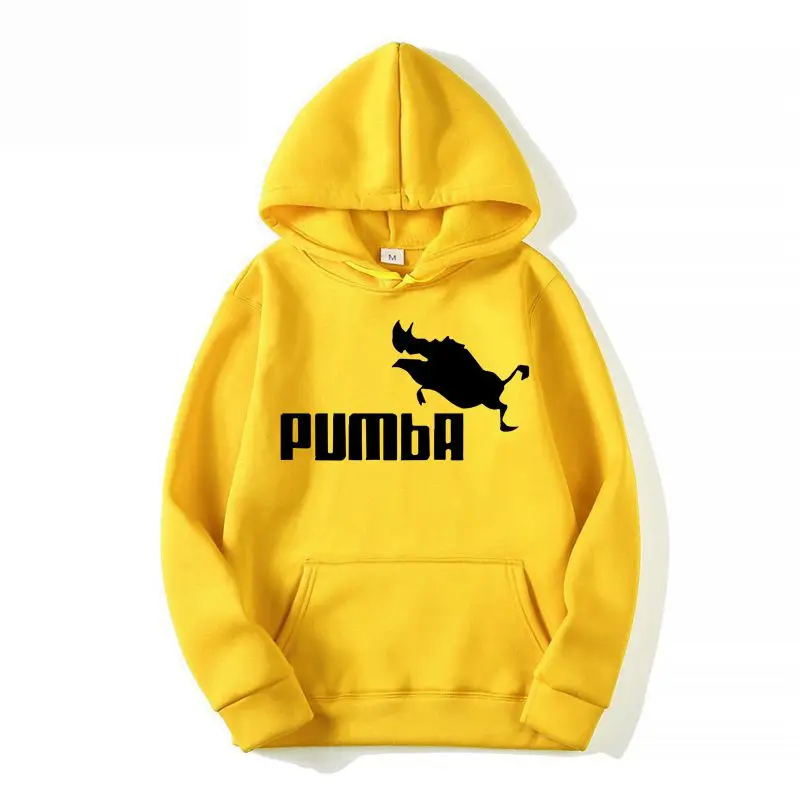 2019 Горячие Забавные милые толстовки для мужчин и женщин Pumba толстовка модная