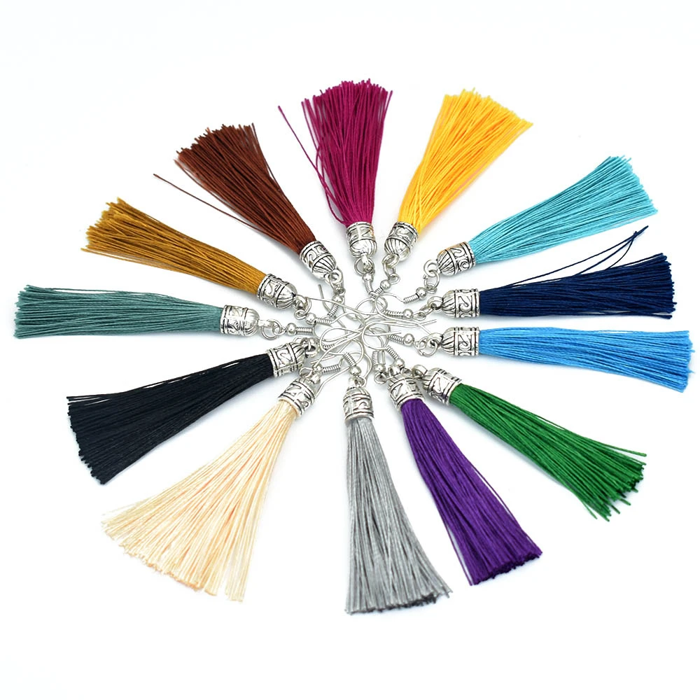 2019 Новые горячие богемные женские длинные серьги с кисточками европейские