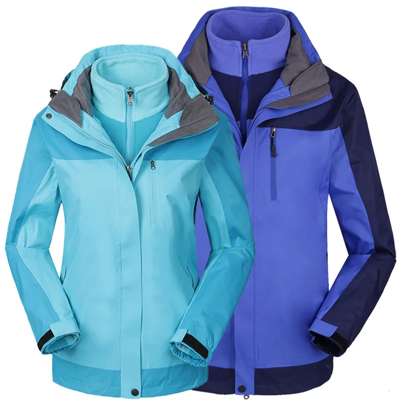 Пара уличных походных курток два комплекта мужские и женские куртки для