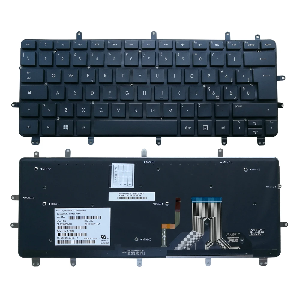 OVY AR BE FB GR IT LA SP Клавиатура для ноутбука HP for ENVY Spectre XT Pro ультрабук 13-2000 XT13 с