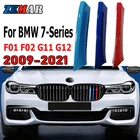 3 шт. ABS для BMW F01 F02 G11 G12 E65 E66 7 серии 2002-2018 2019 2020 2021 автомобильные гонки решетка полоса отделка Зажим м аксессуары для питания