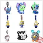 Бусины-шармы Марио из серебра 925 пробы для браслетов