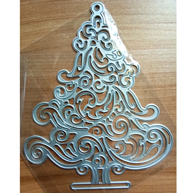 Металлические Вырубные штампы вырезанная форма ЗВЕЗДА Рождественская елка