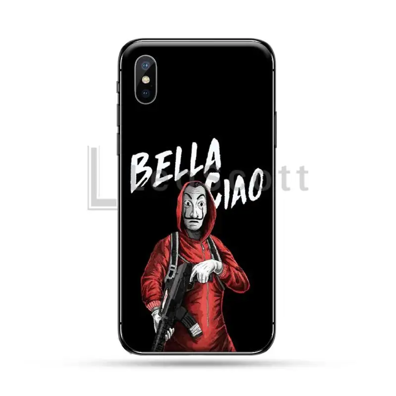 Чехол для телефона с изображением заказчика бумажный чехол надписью The Casa de papel