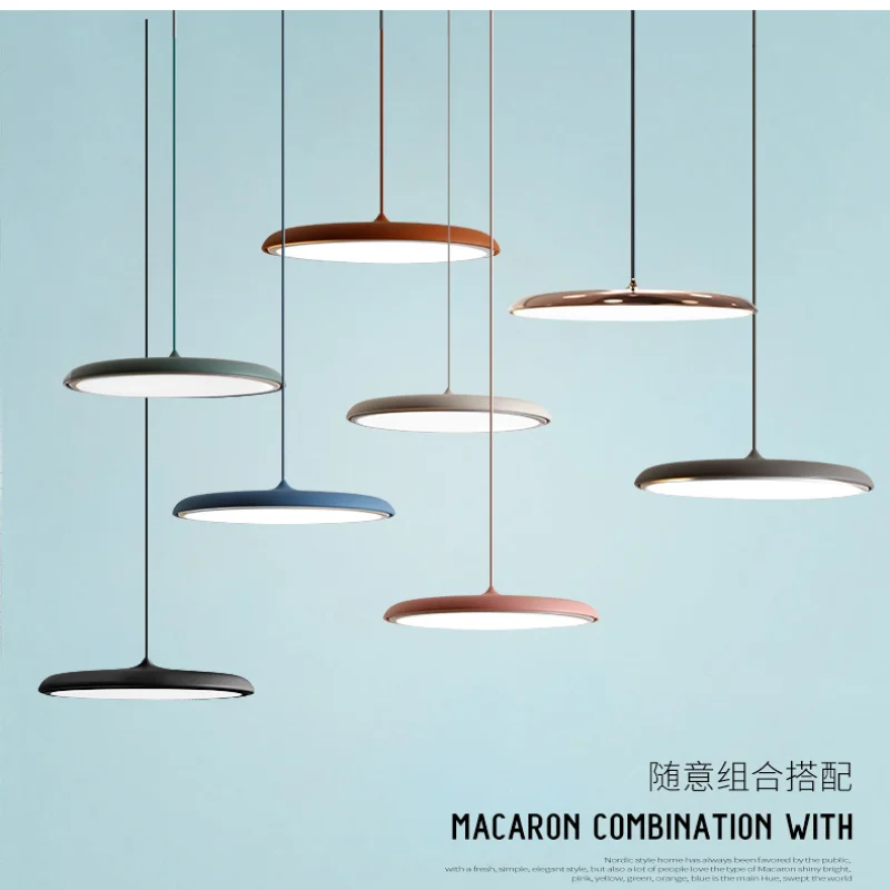 Современный художественный дизайн LED подвесной светильник UFO круглая пластина