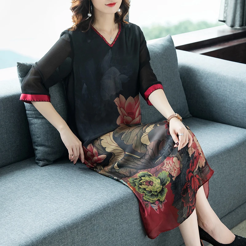 2020 летние шлепанцы для женщин средних лет мать свободные и тонкие A слово длинное