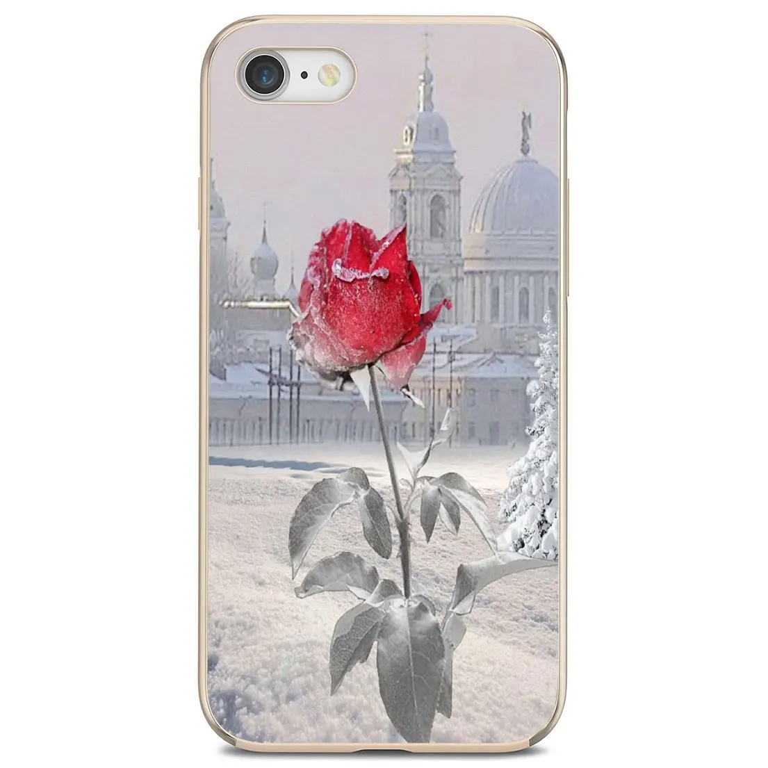 Чехол Sexy-Winter-cold-Frozen-Rose для Sony Xperia XA Z3 Z5 XZ1 XZ2 Z Z1 Z2 compact M2 M4 M5 C4 C6 E3 T3 | Мобильные