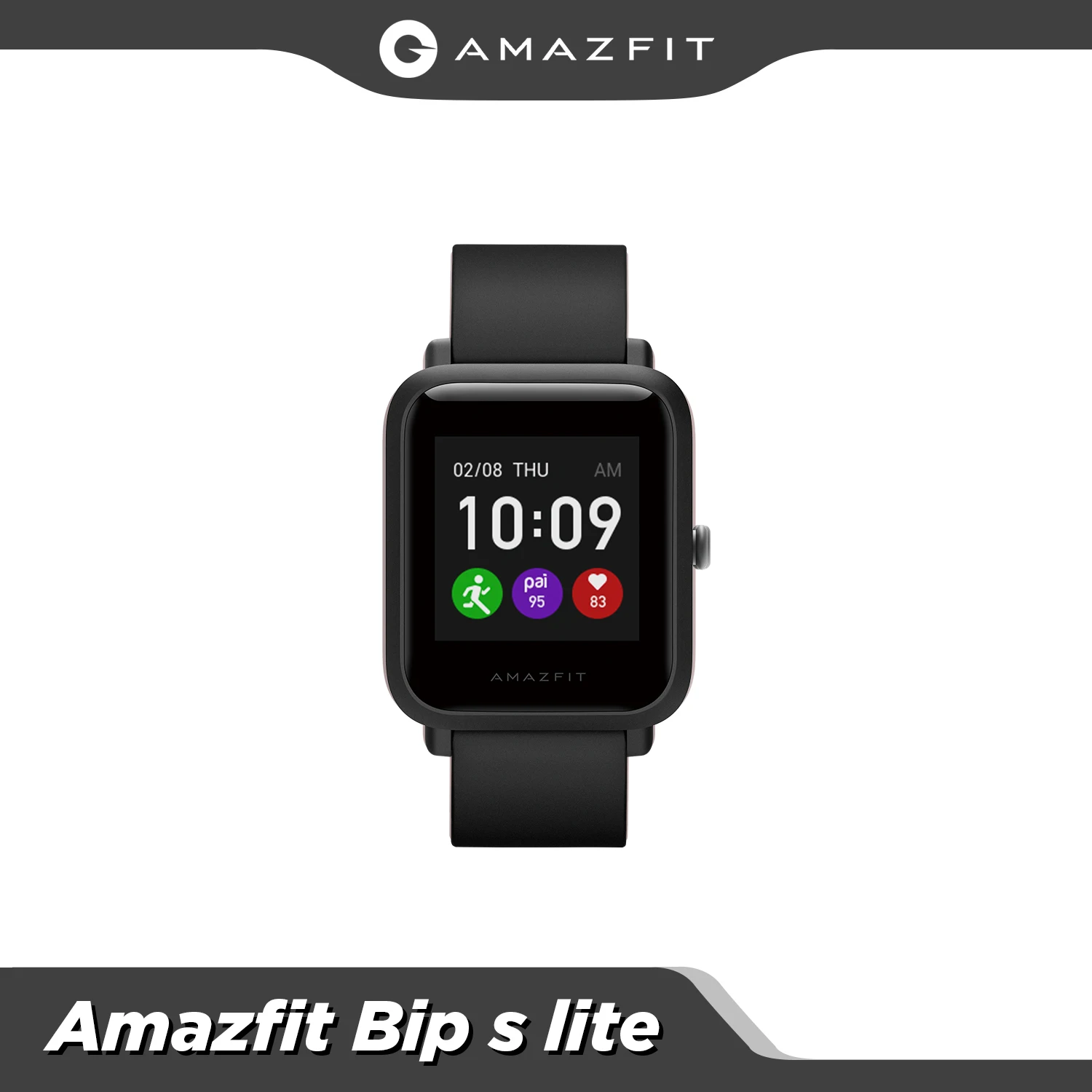  Умные часы Amazfit Bip S Lite Водонепроницаемые (5 атм) с Push-уведомлением 