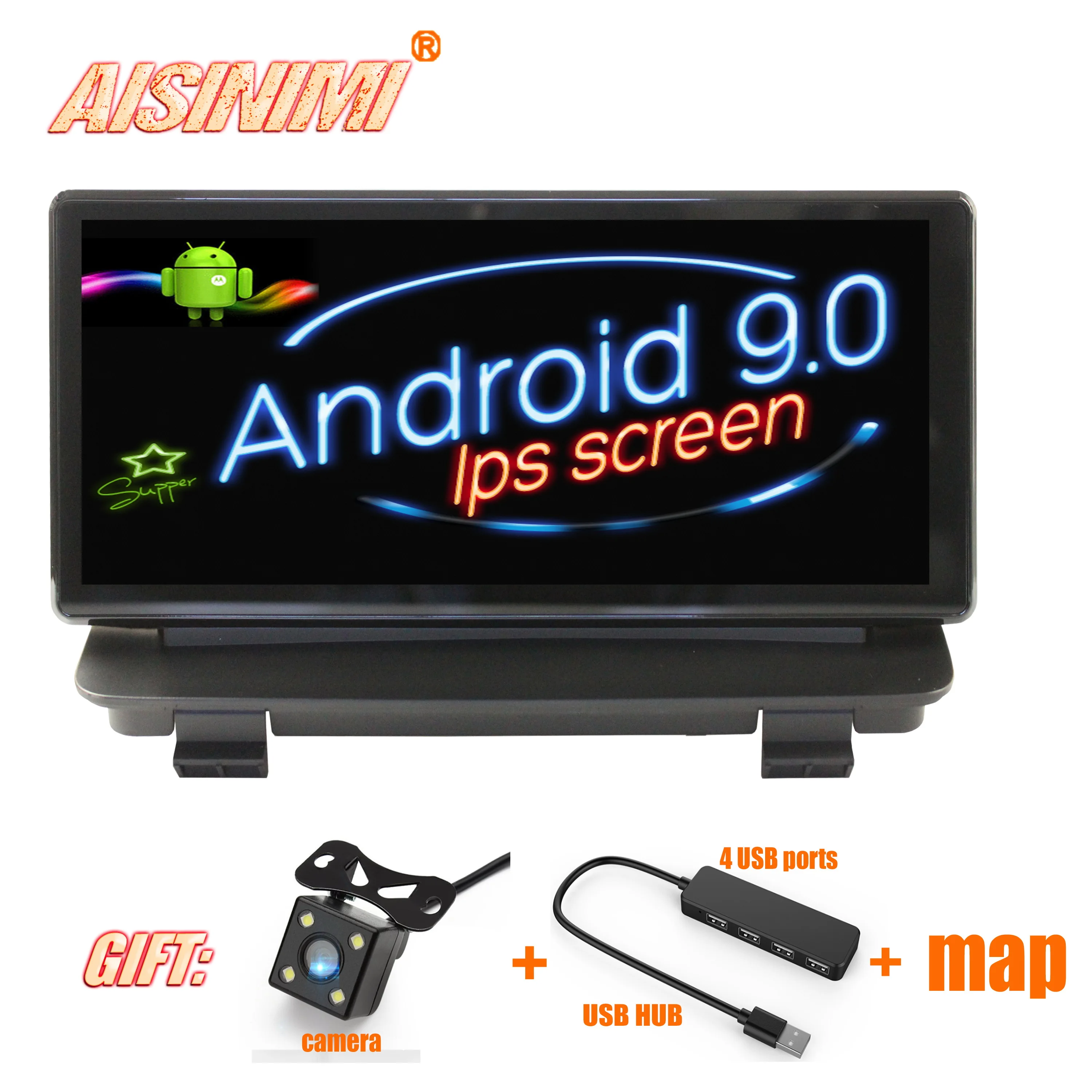 AISINIMI Android 9,0 автомобильный DVD навигатор плеер для Audi Q3 2013- автомобильный монитор аудио gps стерео Авто экран все в одном