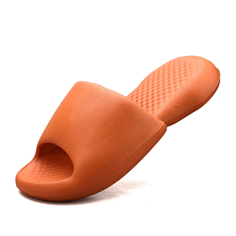 

2021 New Slippers Women Summer Thick Bottom Indoor Home Couples Home Bathroom Non-slip Soft Ins Tide To Wear Cool Slippers Woman