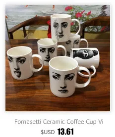 Винтаж Fornasetti аксессуары для ванной комнаты Набор керамическая чашка держатель для зубной щетки мыло диспенсер путешествия мыло держатель шампунь бутылка для ванны