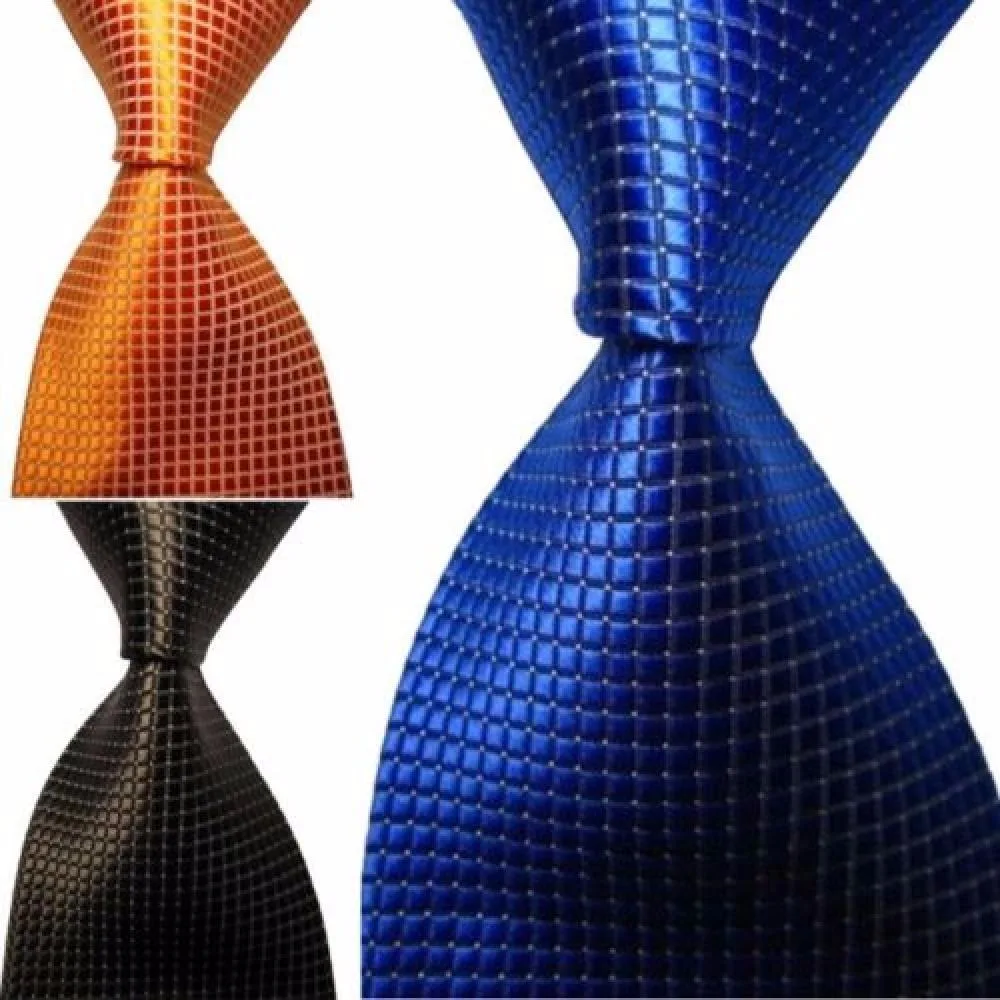 

2020 новейший Классический Клетчатый жаккардовый тканый мужской галстук Галстук для свадебной вечеринки модный мужской деловой галстук-баб...