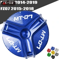 mt 07 mt07 fz07 fz 07 2014 2015 2016 2017 2018 2019 for yamaha mt fz 07 motorcycle cnc engine oil cap bolt screw filler cover