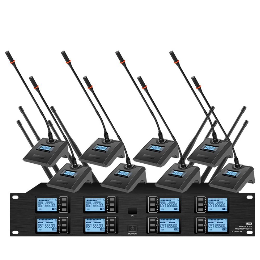 

Professional wireless microphone Conference microphone is used for large and small conference rooms dedicated microphone wireles