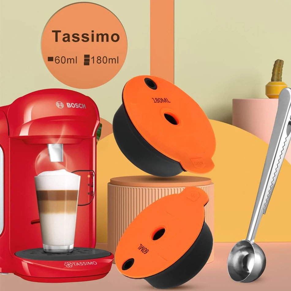 Многоразовый фильтр для капсул кофе Crema Tassim o кофемашины Bos ch с электрической
