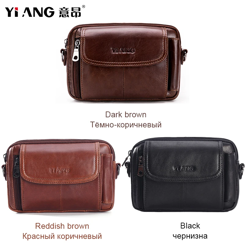 Сумка кросс-боди мужская из 100% натуральной воловьей кожи повседневный саквояж на