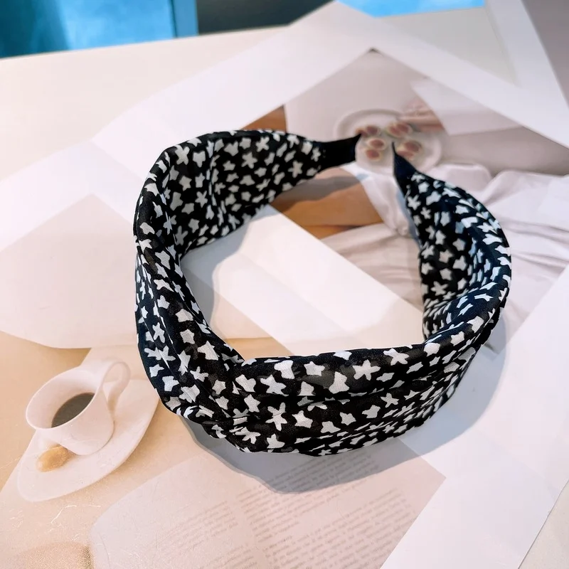 

New design sense headband women's wild temperament headband full of small stars Korea hairpin headband women Hairbands