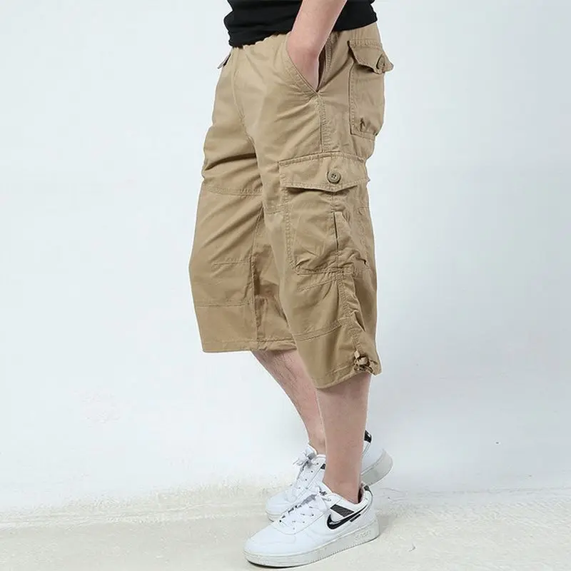 

2021 High Quality Workwear Shorts Men's Summer Multi-pocket Trousers Cotton Sports Shorts Seven-point Pants