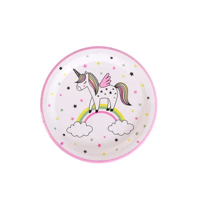 12 штук Единорог детский подарок на день рождения принадлежности реквизит