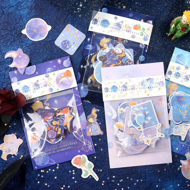 

Little Prince Stickers Multiple Colour Decoration collage Scrapbooking Album Stick Label stationery sticker aesthetic