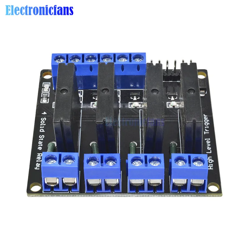 Твердотельный релейный модуль OMRON SSR 5 в 4 канала резистивный плавкий