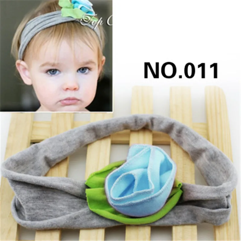 

1 Pcs Baby Rose Hair Band Cotton Baby Flower Headdress Newborn Child Hair Accessories Boy Girl Photography Props Hair Band