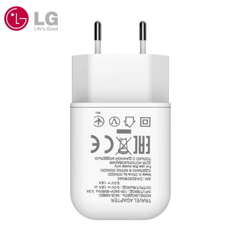 LG LG G5 ЕС Plug быстрое зарядное устройство для путешествий с USB кабель usb-c/HDMI для MacBook Pro LG V30 V20 G6 F800 F700 H860N H990N