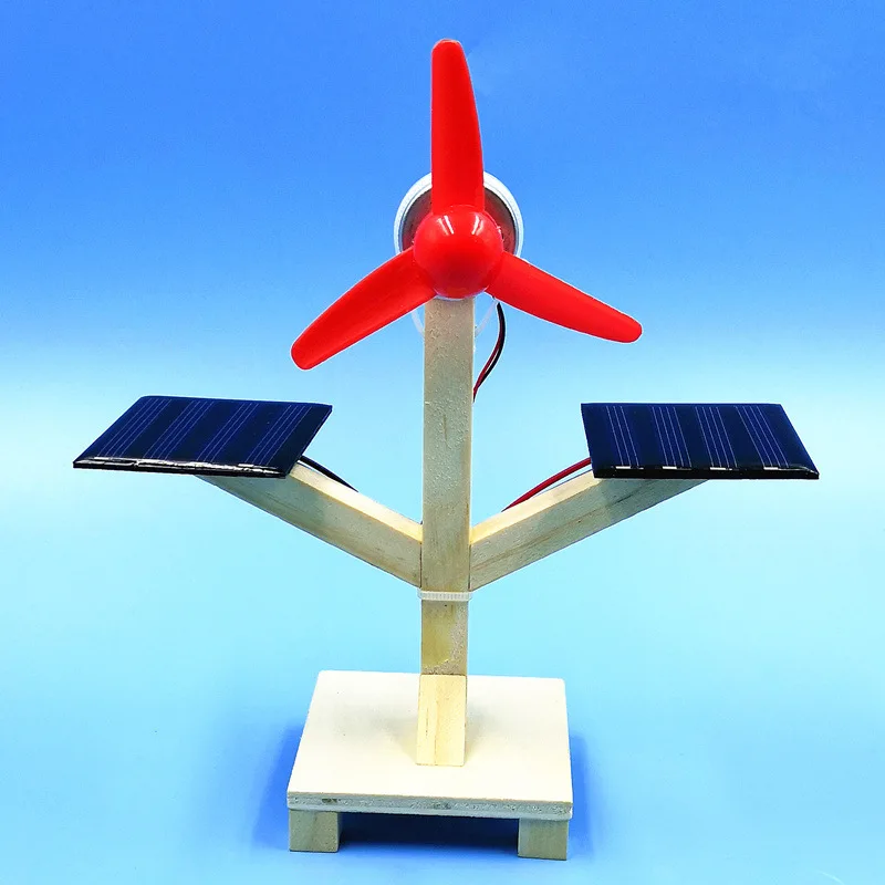 Solar Fan Technology Small Production Invention Environmental Science Experiment Toys diy Assemble Material Pack | Игрушки и хобби