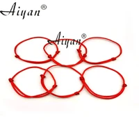 100 pieces red and black simple lucky couple bracelets can be given as gifts or as giveaways