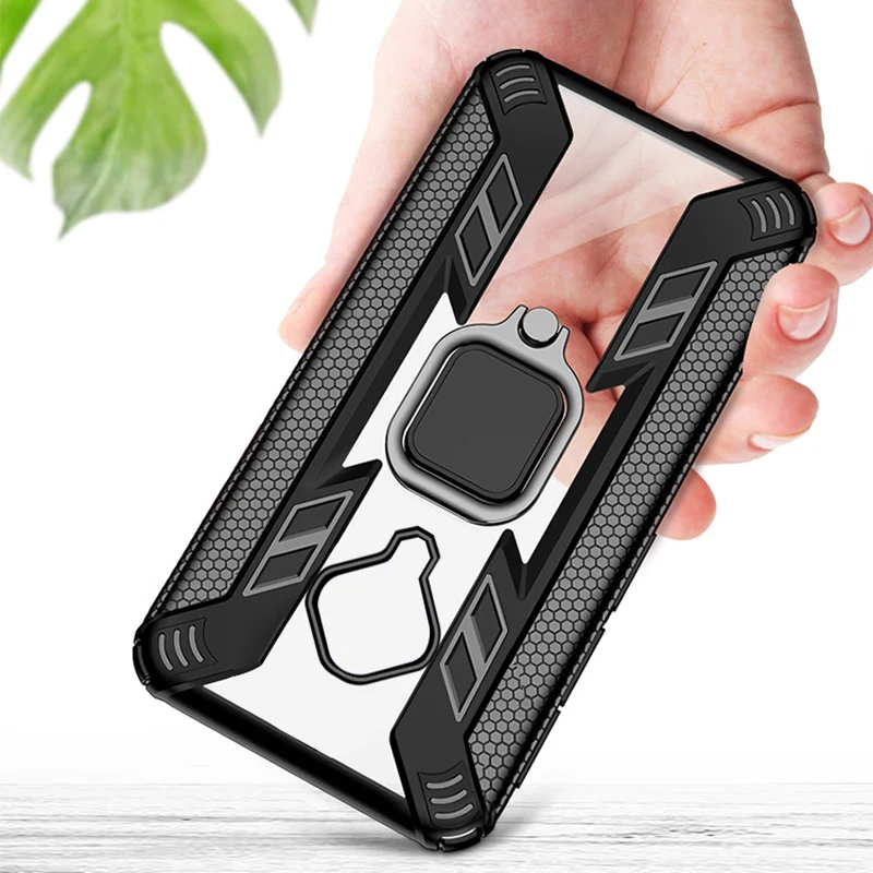 Автомобильный Магнитный чехол KEYSION с кольцом-держателем для VIVO S5 iQOO Neo Z5 Y7S