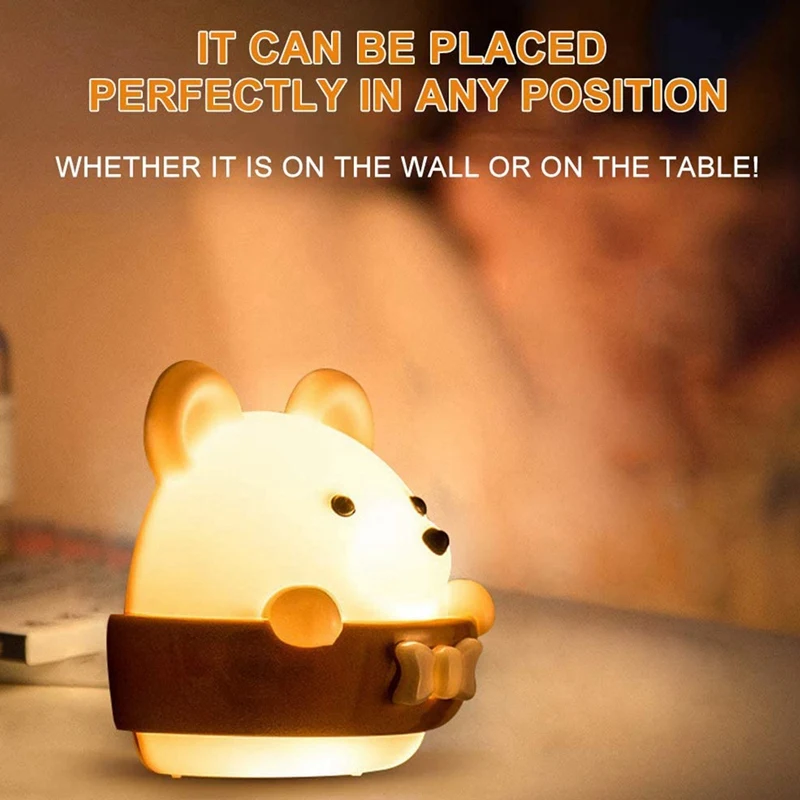 

Nightlight for Children,Bedside Lamp for Children,Portable USB Charging Night Lamp for Baby,Reading,Sleeping Relaxing