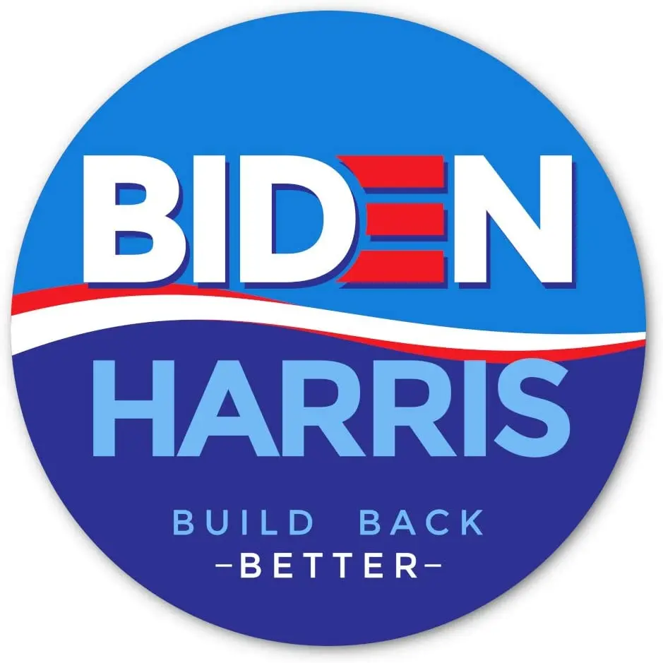 

Biden Harris Sticker | Support President Joe and VP Kamala In 2024 with This Vinyl Decal for Your Laptop Car Bumper Decoration