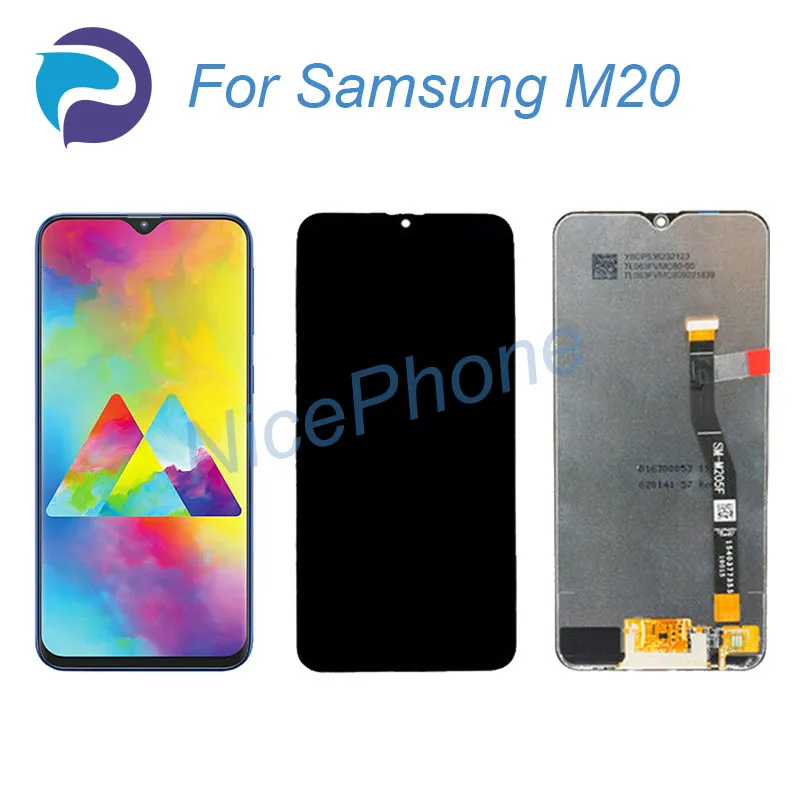 Для Samsung M20 ЖК дисплей сенсорный экран дигитайзер для сборки запасные части 6 5 &quotSM