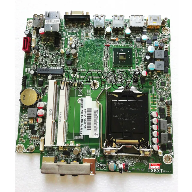00kt290 para Lenovo Fru: Desktop Is8xt Motherboard Lga1150 H81 Ddr3 mb 100% Testado ok M4500q M73 M93
