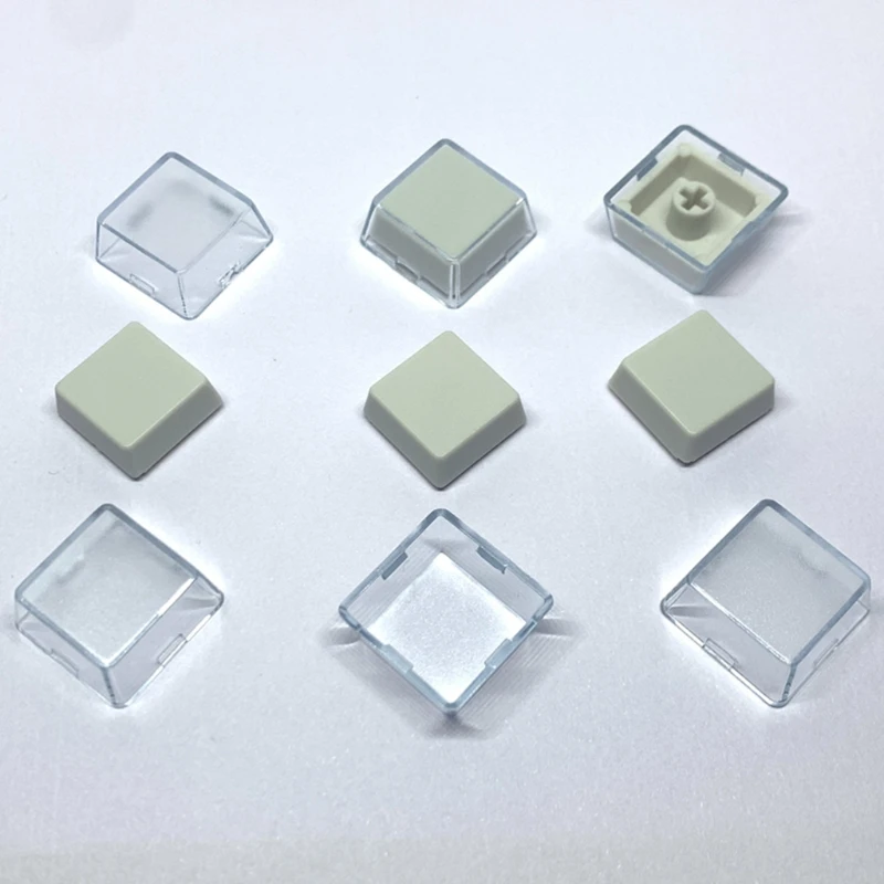 87HA Durable Translucent Key 10 Keys/Set ABS Transparent Mechanical Keyboard Keycap with Removable Protection Cover | Компьютеры и