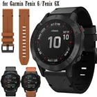 Кожаный спортивный ремешок для часов Garmin Fenix 6  Fenix6x  Fenix 5 5x Plus, ремешок для Garmin Fenix 3, Quick Release, 22 мм, 26 мм