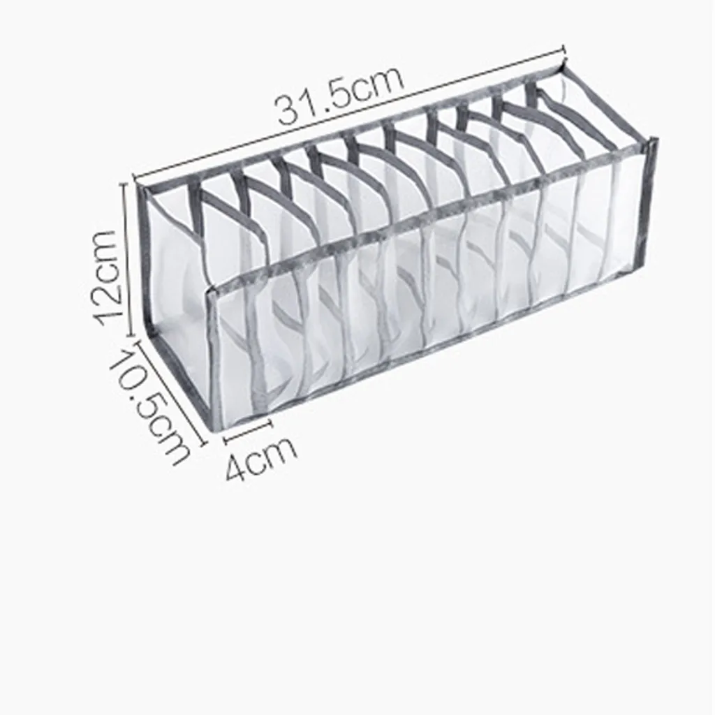 

Underwear Storage Box with Compartments Socks Bra Underpants Organizer Drawers Divider Box Storage Box Cabinet Drawer Divider