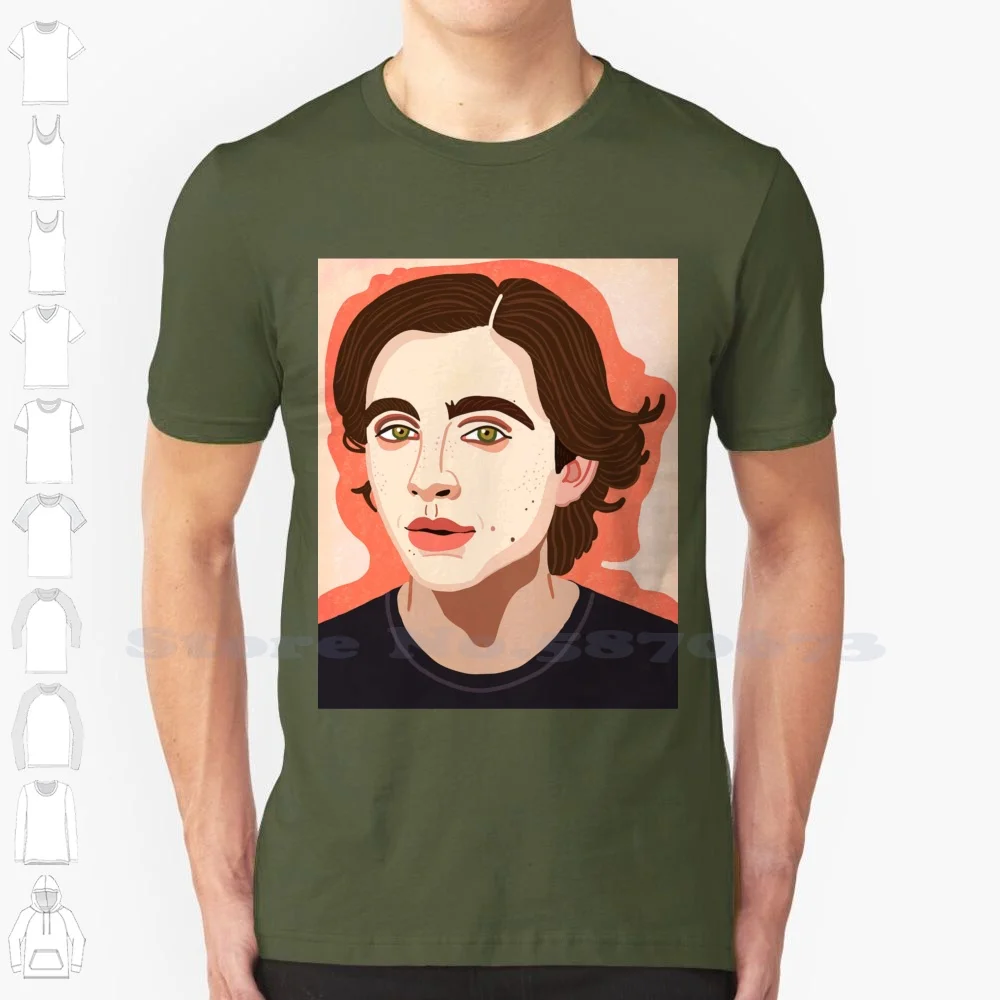 

Модная модная футболка с принтом Тимоти, чаламет Тимоти, чаламет Тимоти Тимми один раз, Давид добрак